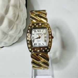 Gold Cerentino Cuff Watch